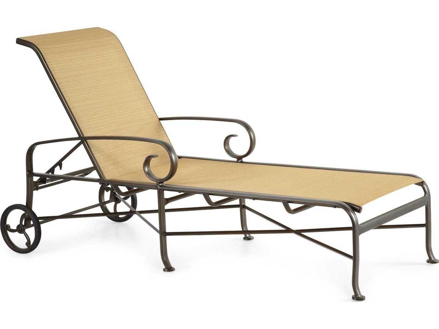Winston Sling Cast Aluminum Arm Chaise Lounge M55009
