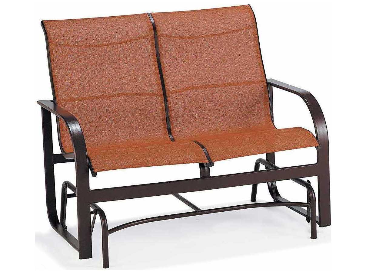 Winston Key West Sling Aluminum Arm Glider Loveseat M8021