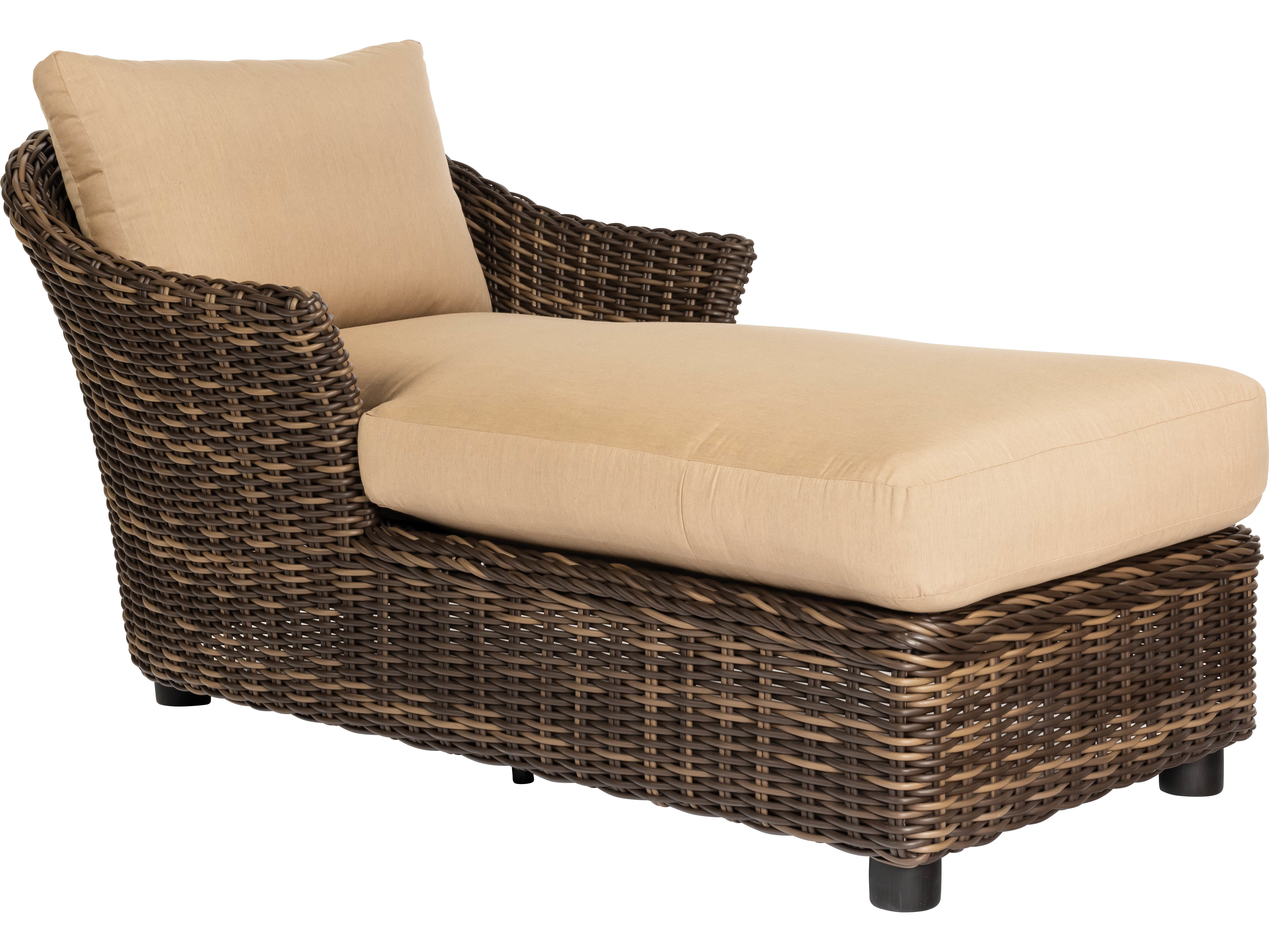 Woodard Whitecraft Sonoma Wicker Chaise Lounge WTS561041