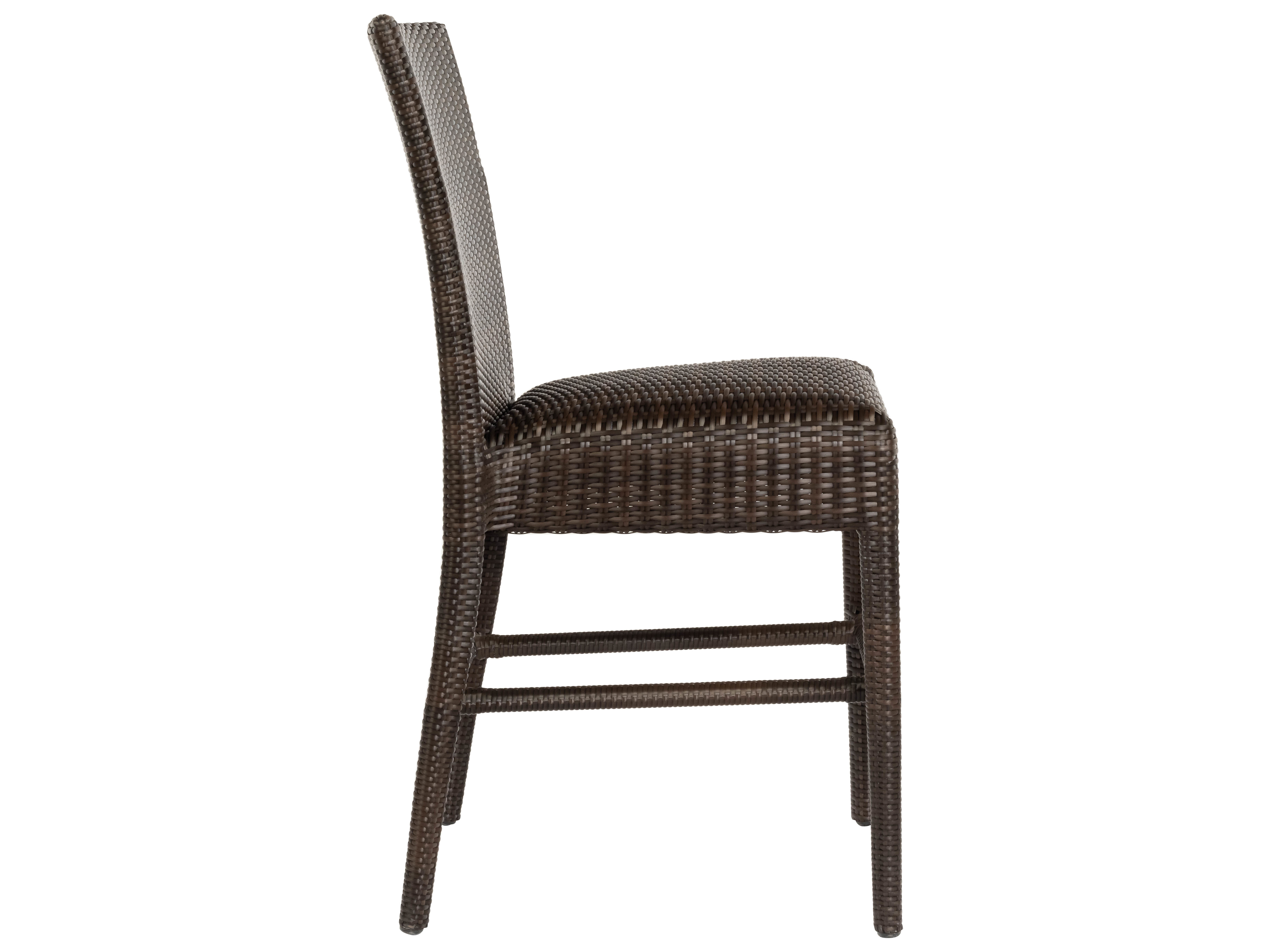 Woodard Whitecraft All Weather Wicker Padded Seat Outdoor Patio Counter