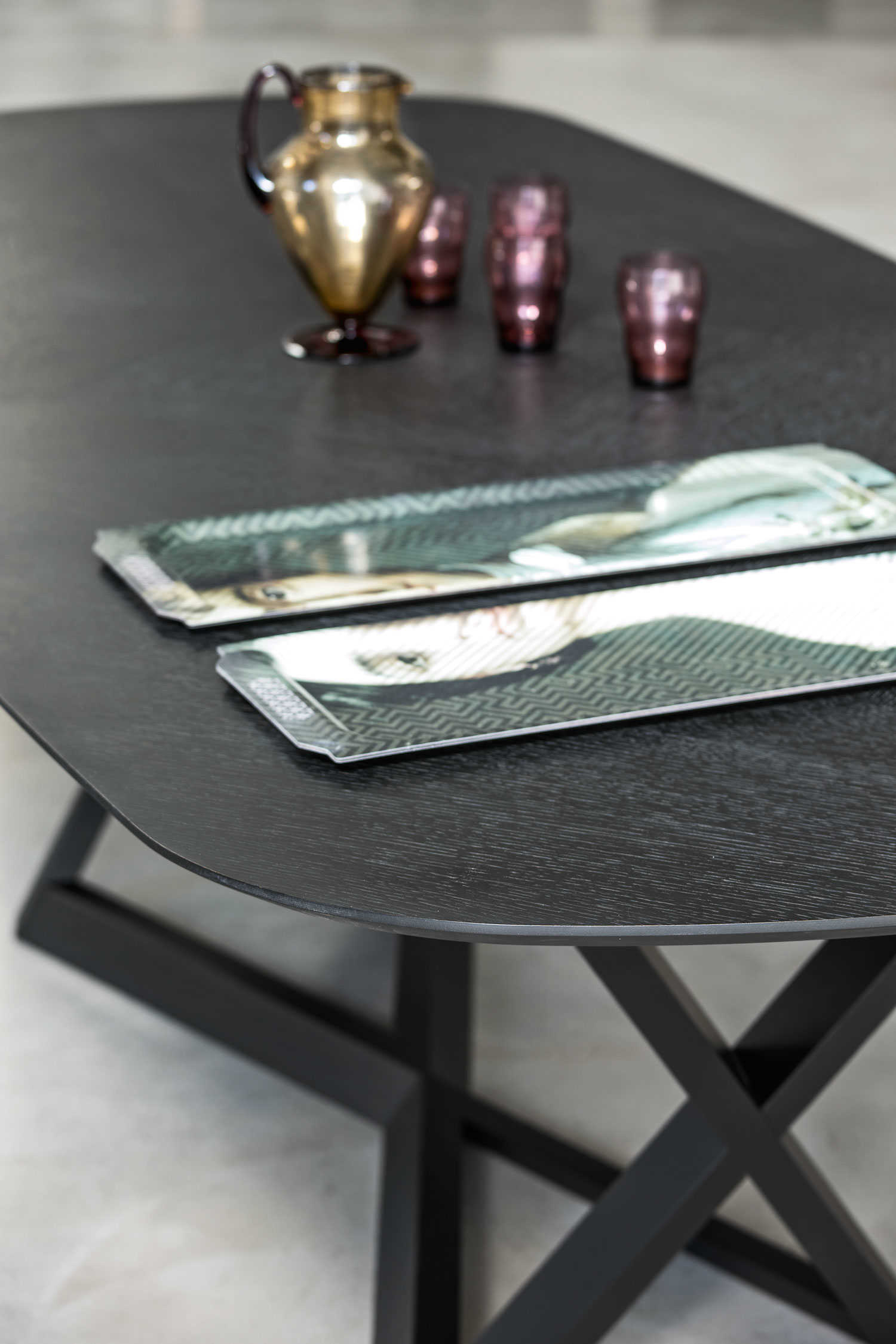 YumanMod Belfast Oval Wood Dining Table YMBR0102OT