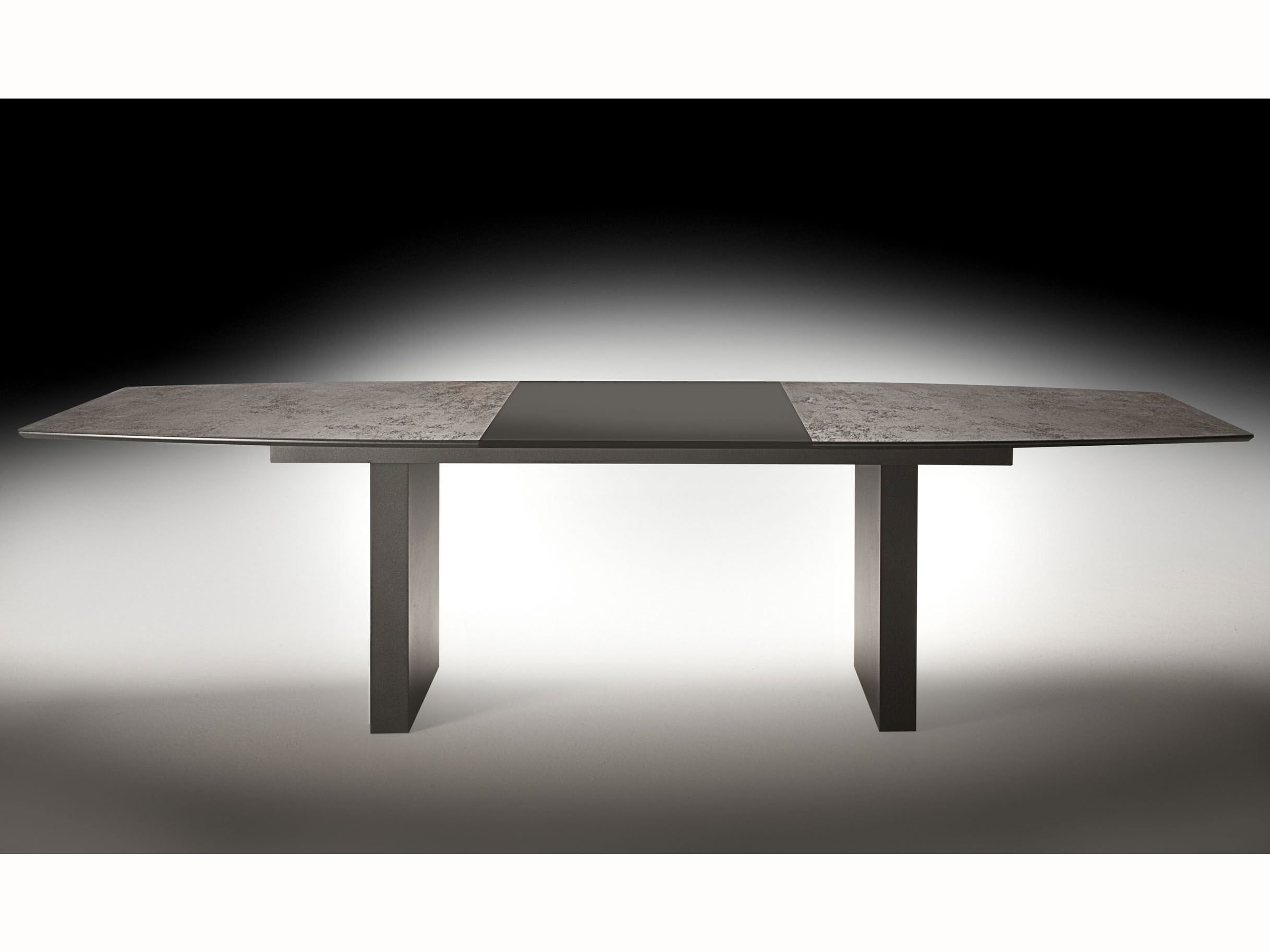YumanMod Buddy Extendable Lacquered Anthracite Dining Table YMOR0101