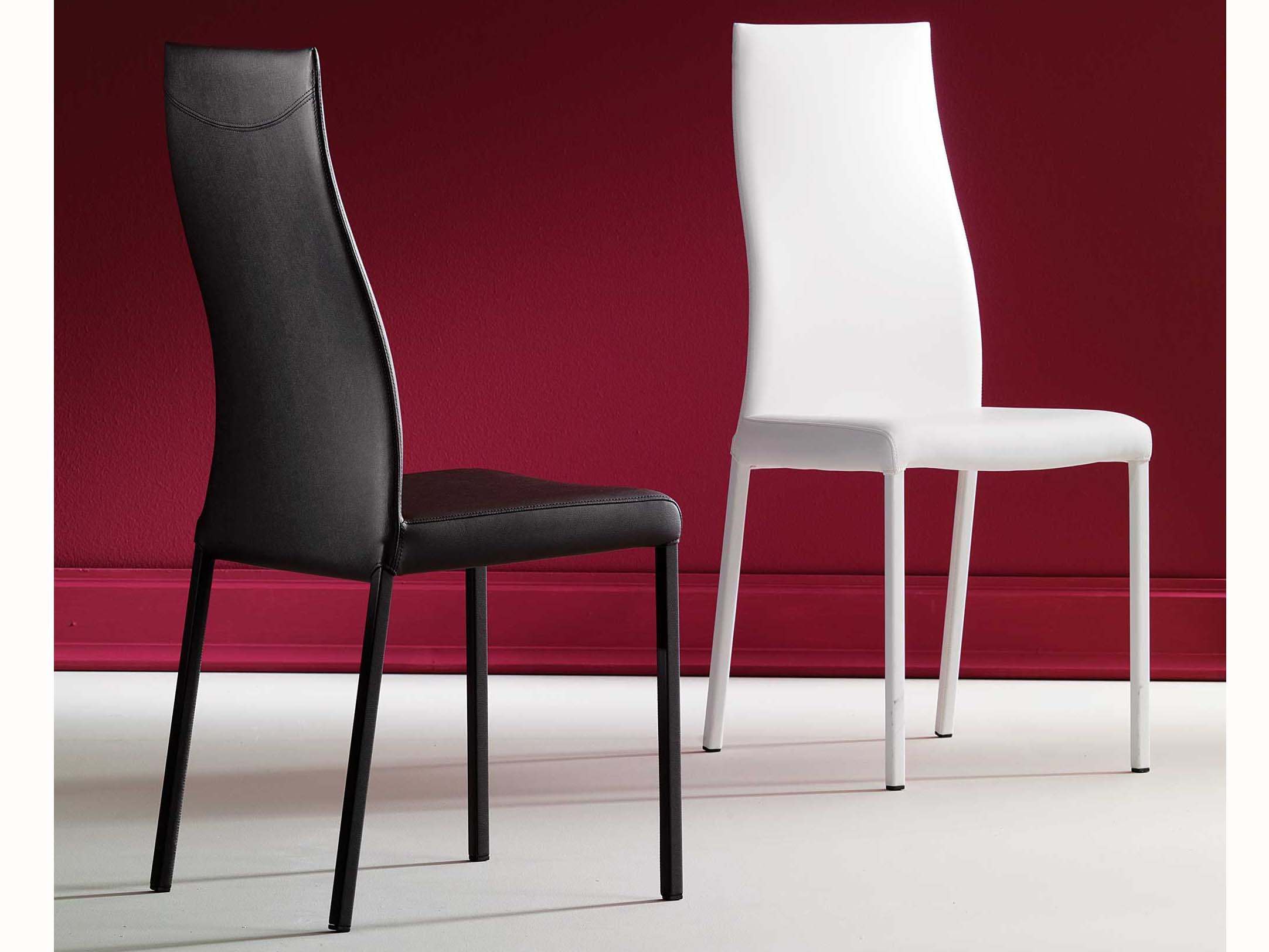 YumanMod Bali Leather Beige Upholstered Side Dining Chair YMOZ020101D