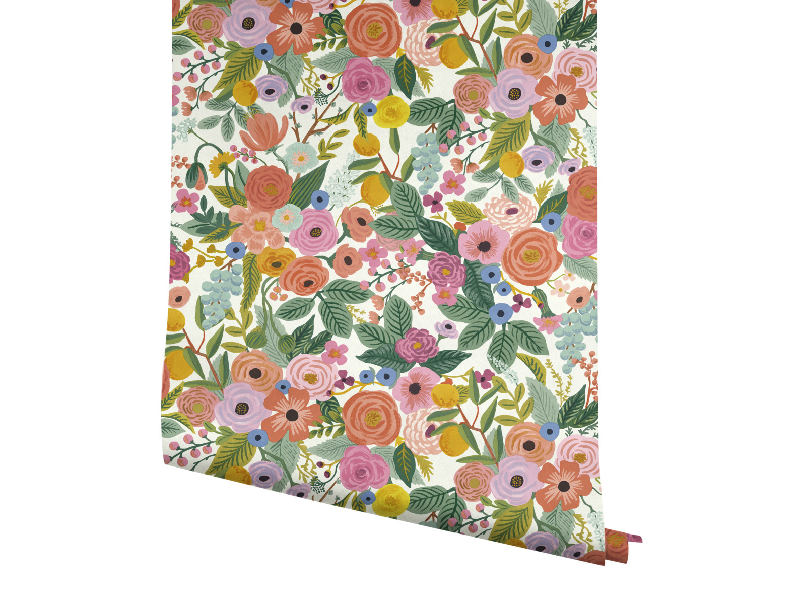 York Wallcoverings Coral / Orange Garden Party Wallpaper YWRI5119