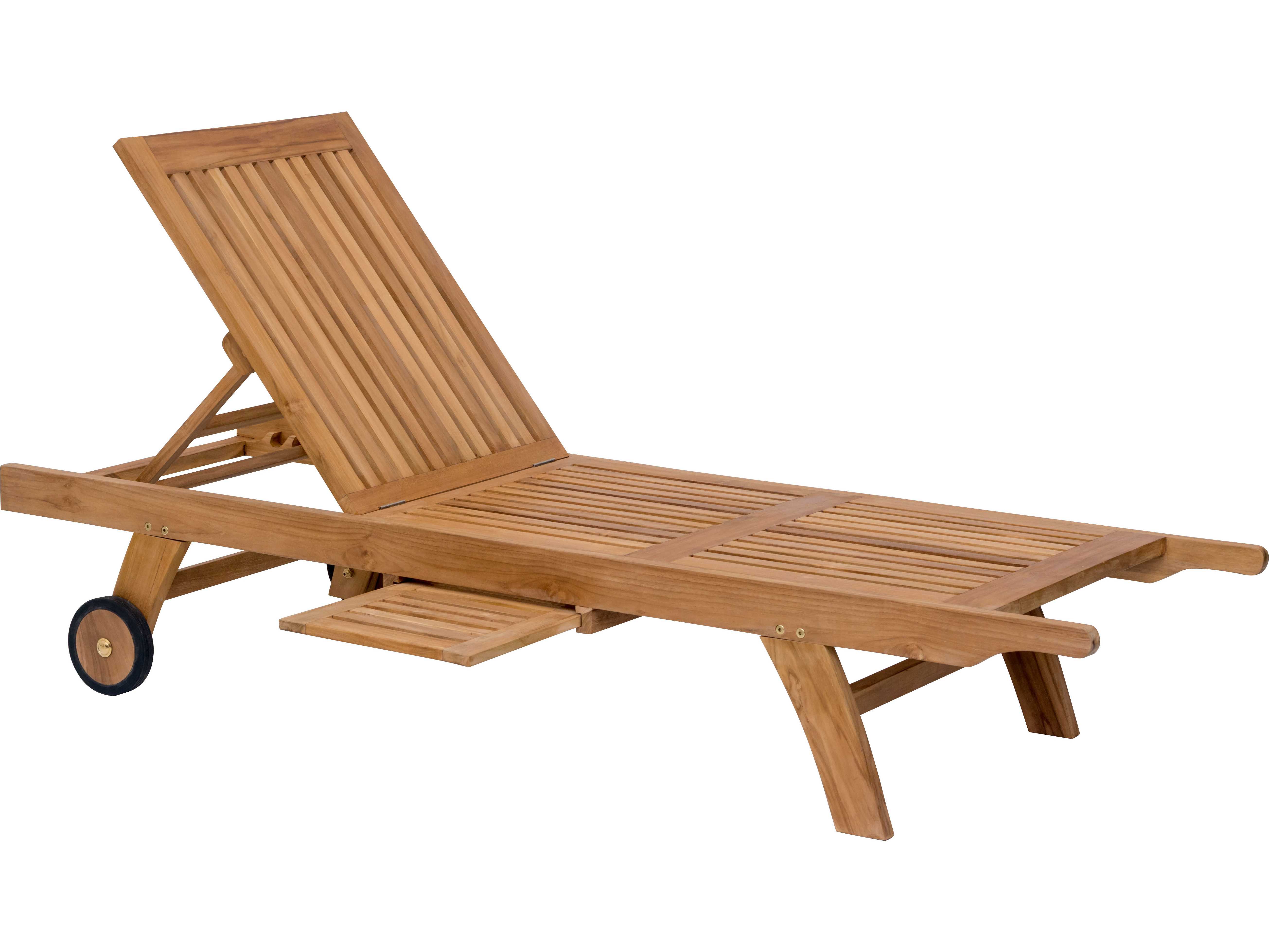Zuo Outdoor Starboard Teak Chaise Lounge Set ZDSTRBRDLNGSET1