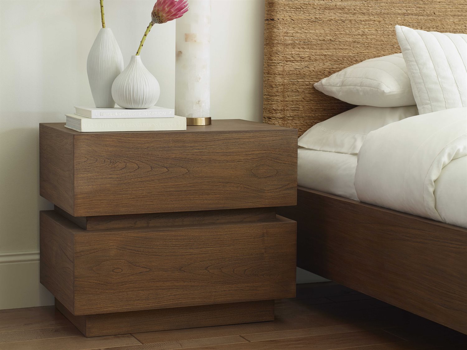 Brownstone Furniture Thane Mesa 2 Drawers Nightstand BRNTH105