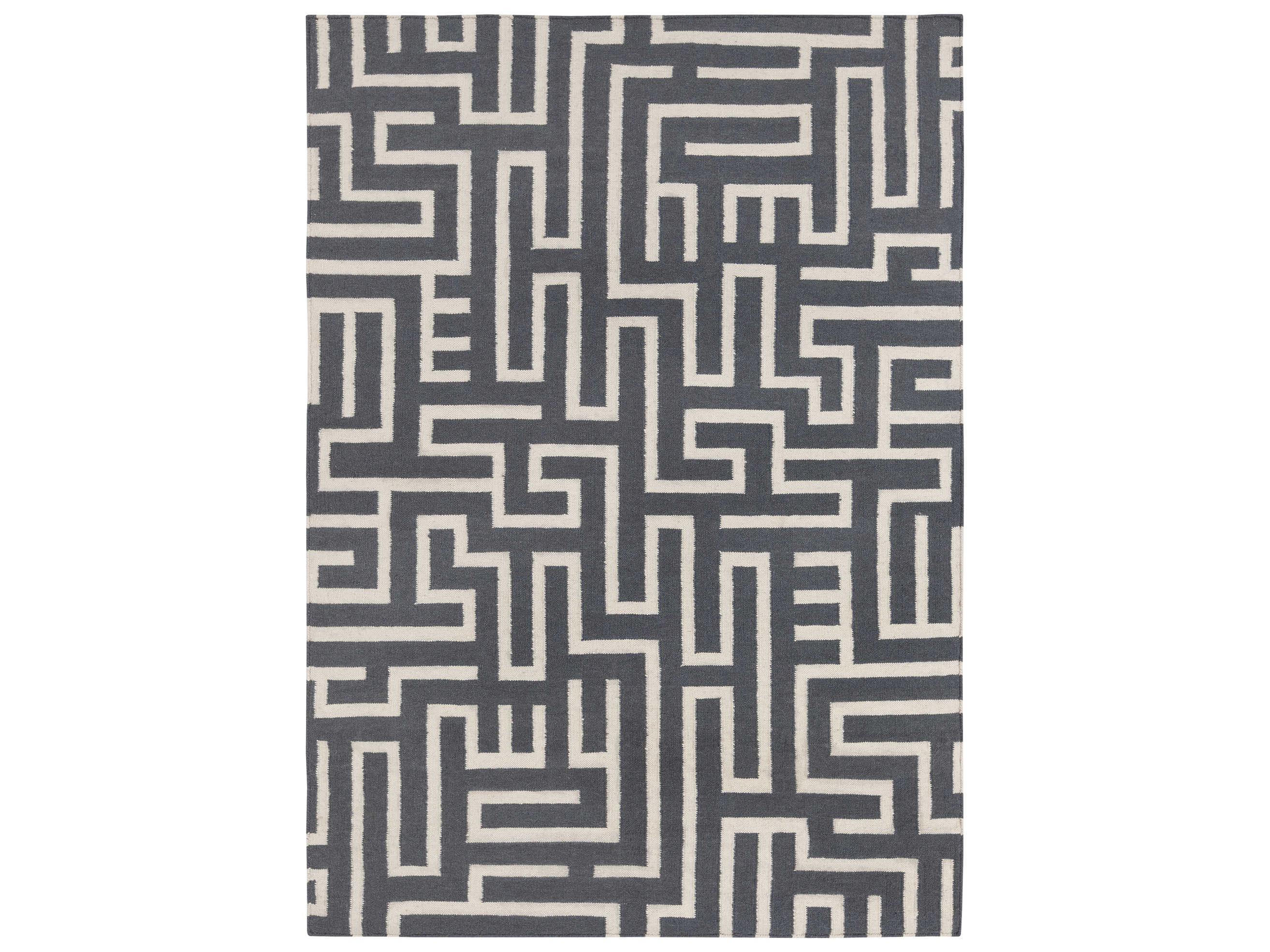 Chandra Lima Grey / White Rectangular Area Rug CDLIM25724