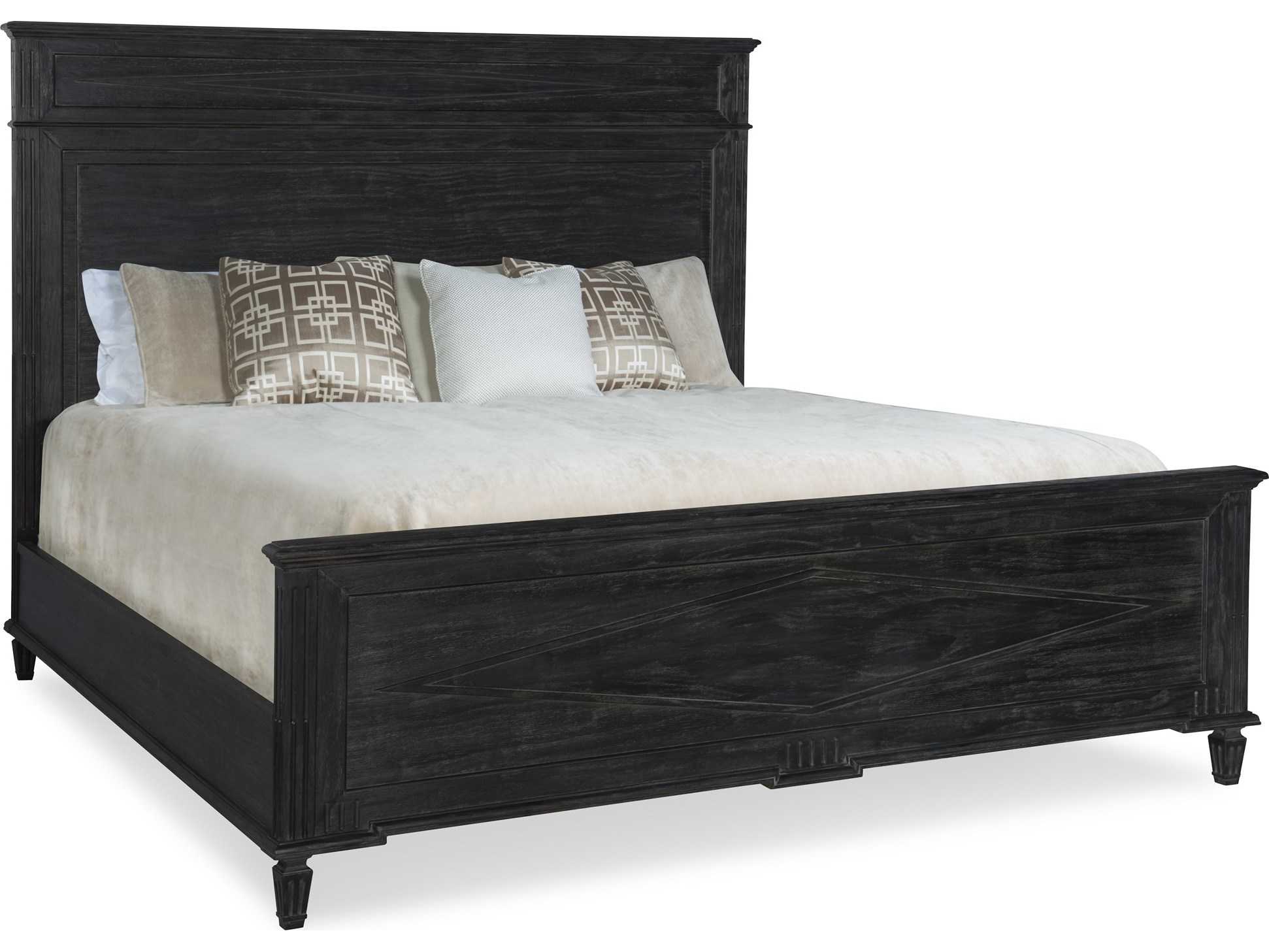 Fine Furniture Design Veranda Charcoal Ceruse Queen Panel Bed