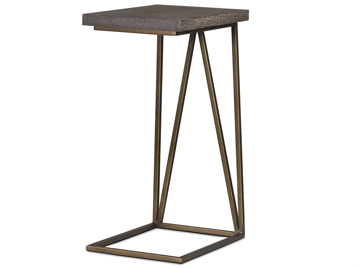 Sonder Living 14" Rectangular Wood Brown End Table RD0801292