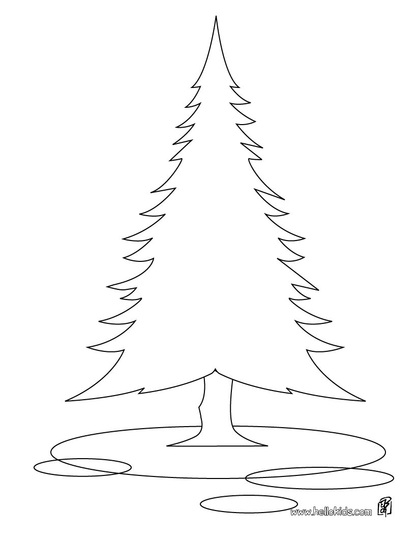 Tannenbaum zum ausmalen zum ausmalen