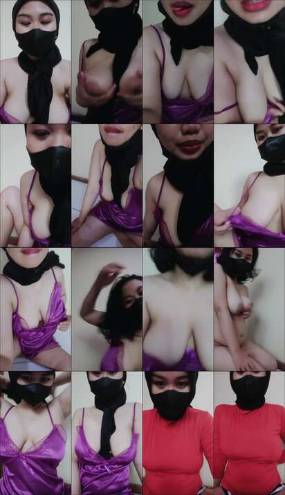 Poster for Mamih Hijabers Lingerie Ungu Telanjang Show Menggoda Kita