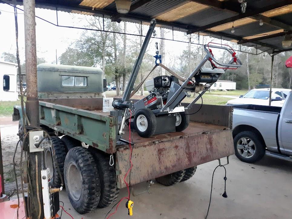 Modified HF Truck bed crane M35A2 SteelSoldiers