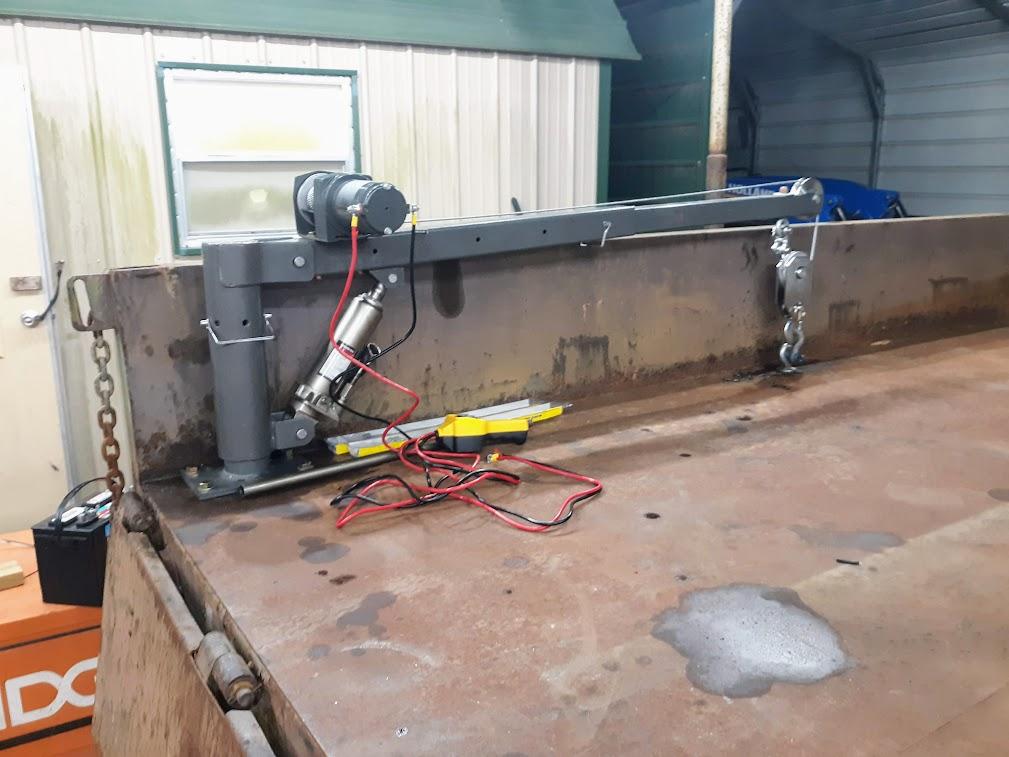 Modified HF Truck bed crane M35A2 SteelSoldiers