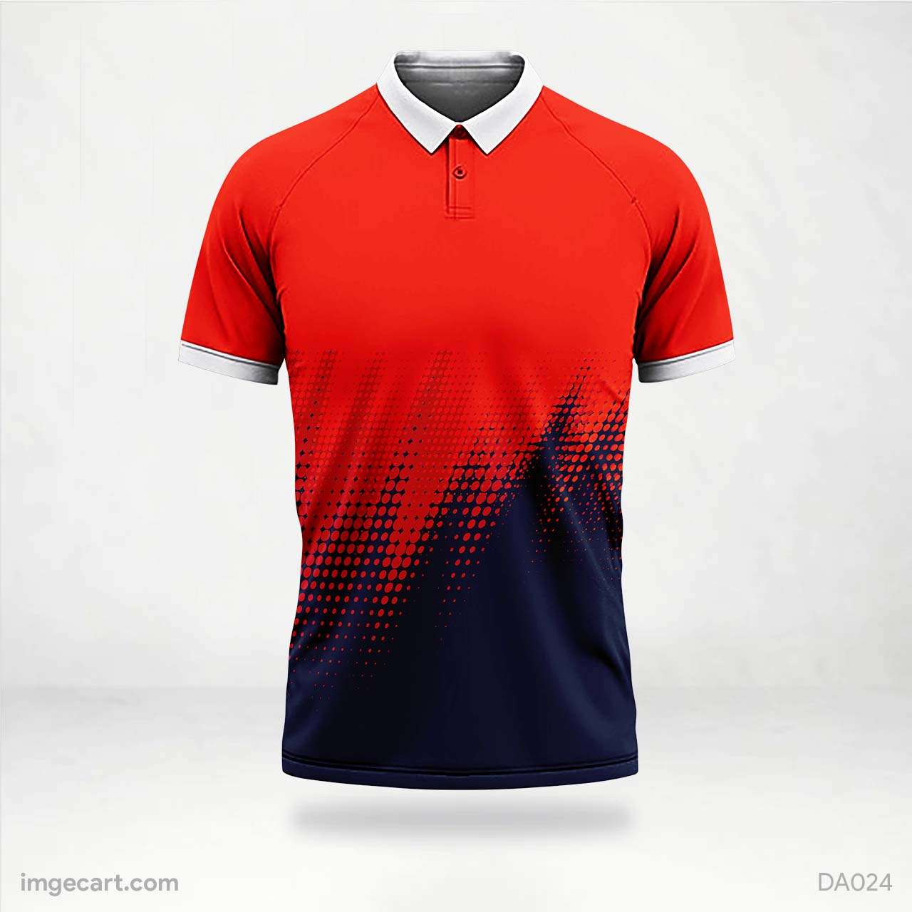 Cricket Jersey Design Red and Blue gradient imgecart