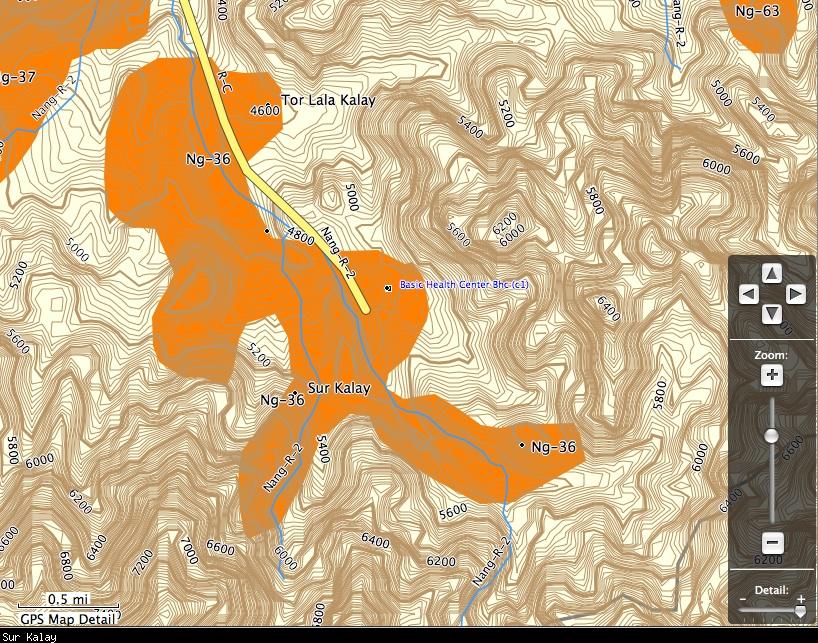 Gpsfiledepot Maps For Garmin Jalalabad TOPO Garmin Compatible Map GPSFileDepot