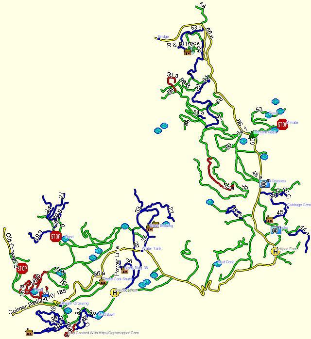 Wilderness Trail OHV / ATV Park v3.0, KY Garmin Compatible Map GPSFileDepot