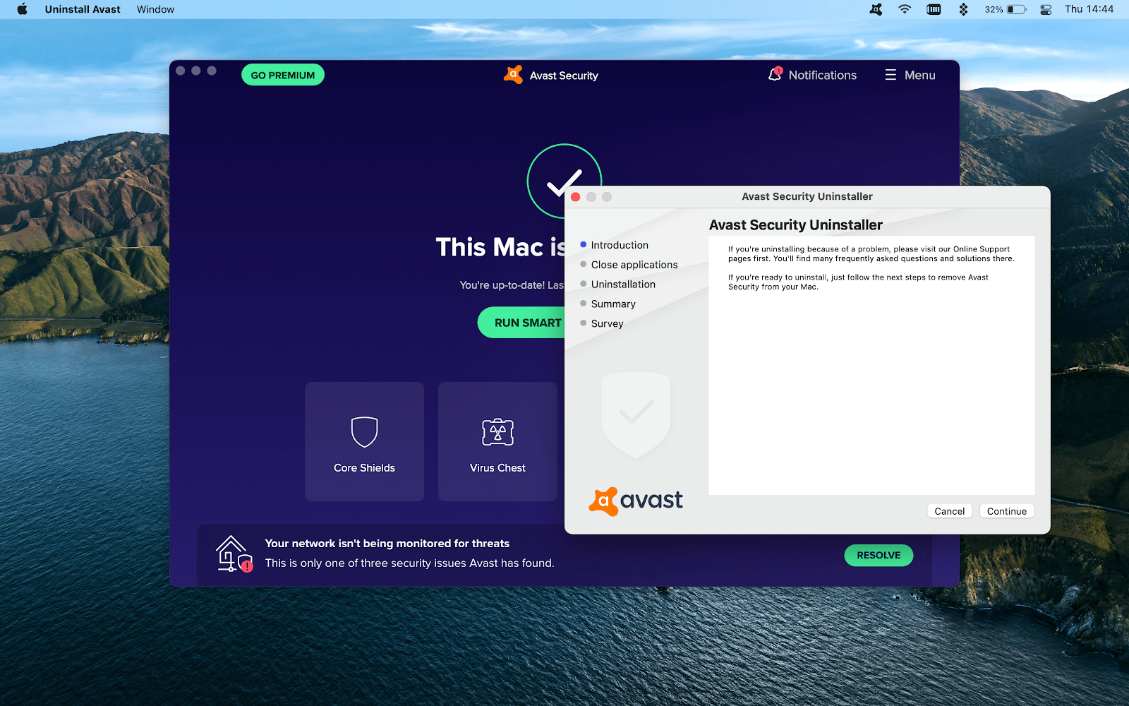 How to uninstall Avast from a Mac