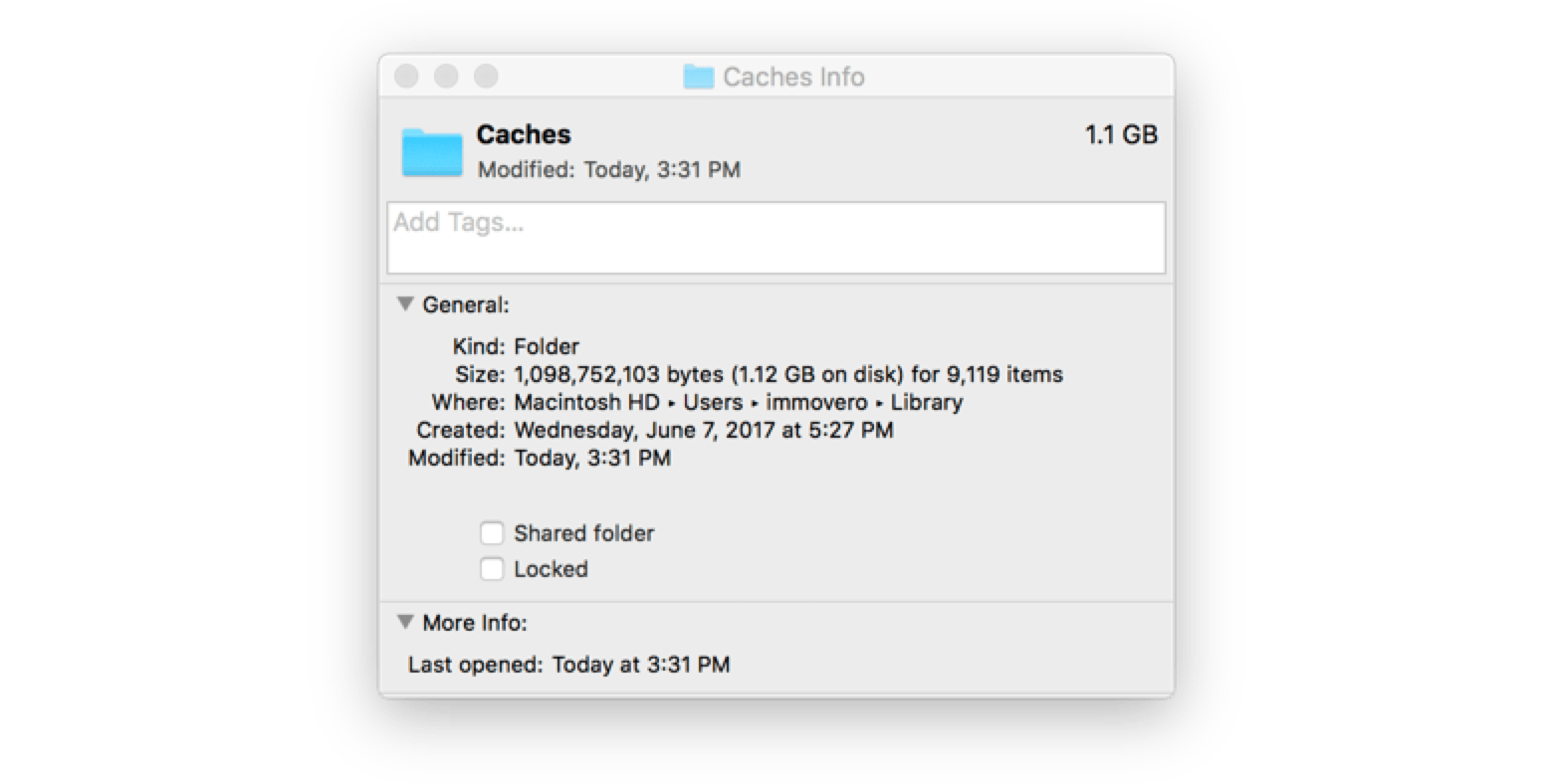 How to clear cache on a Mac