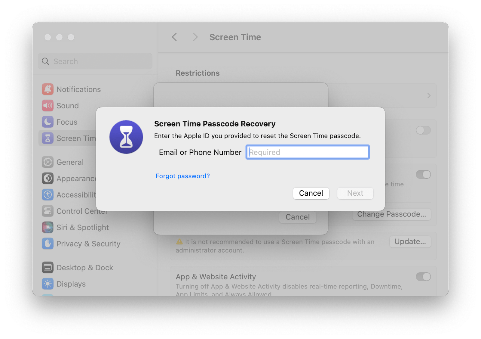 Screen Time passcode on your iPhone or Mac? Let's fix that!