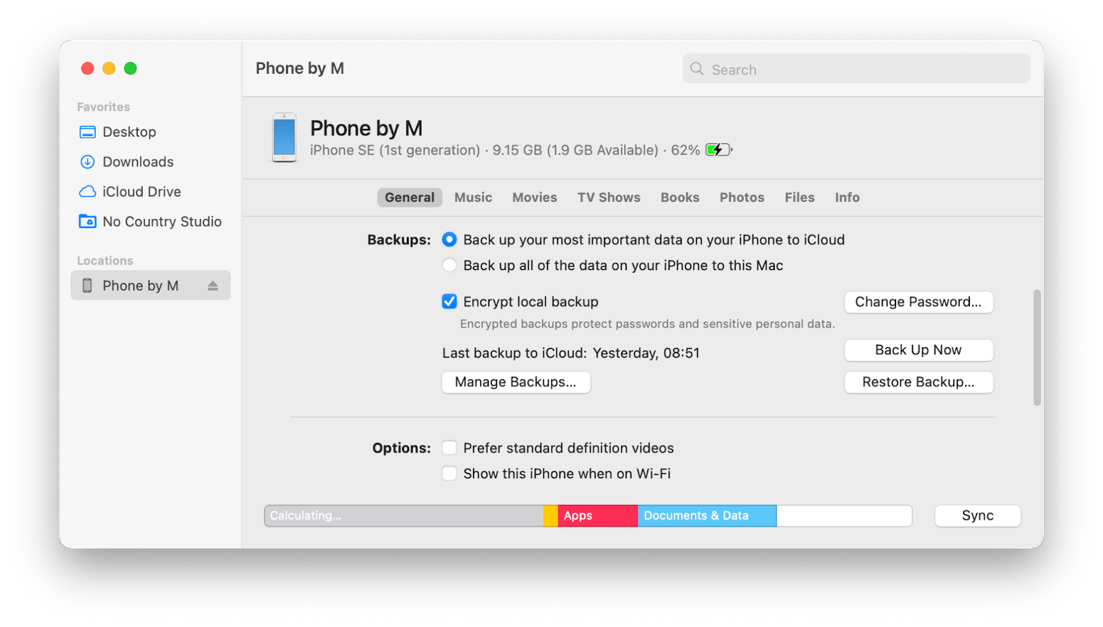 How to back up iPhone to external hard drive