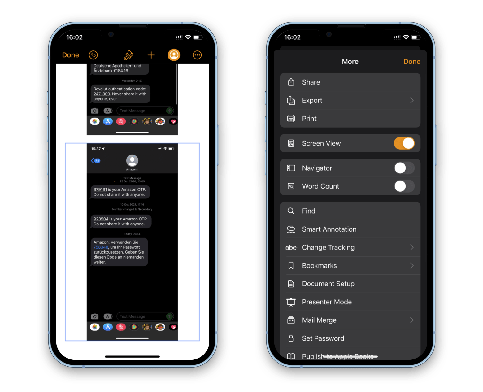 How to export text messages from iPhone to PDF