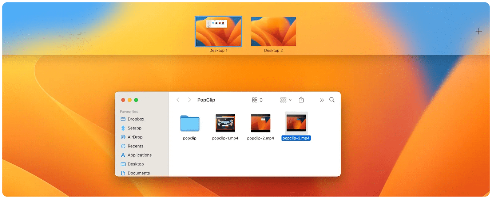 How to use multiple desktops on Mac