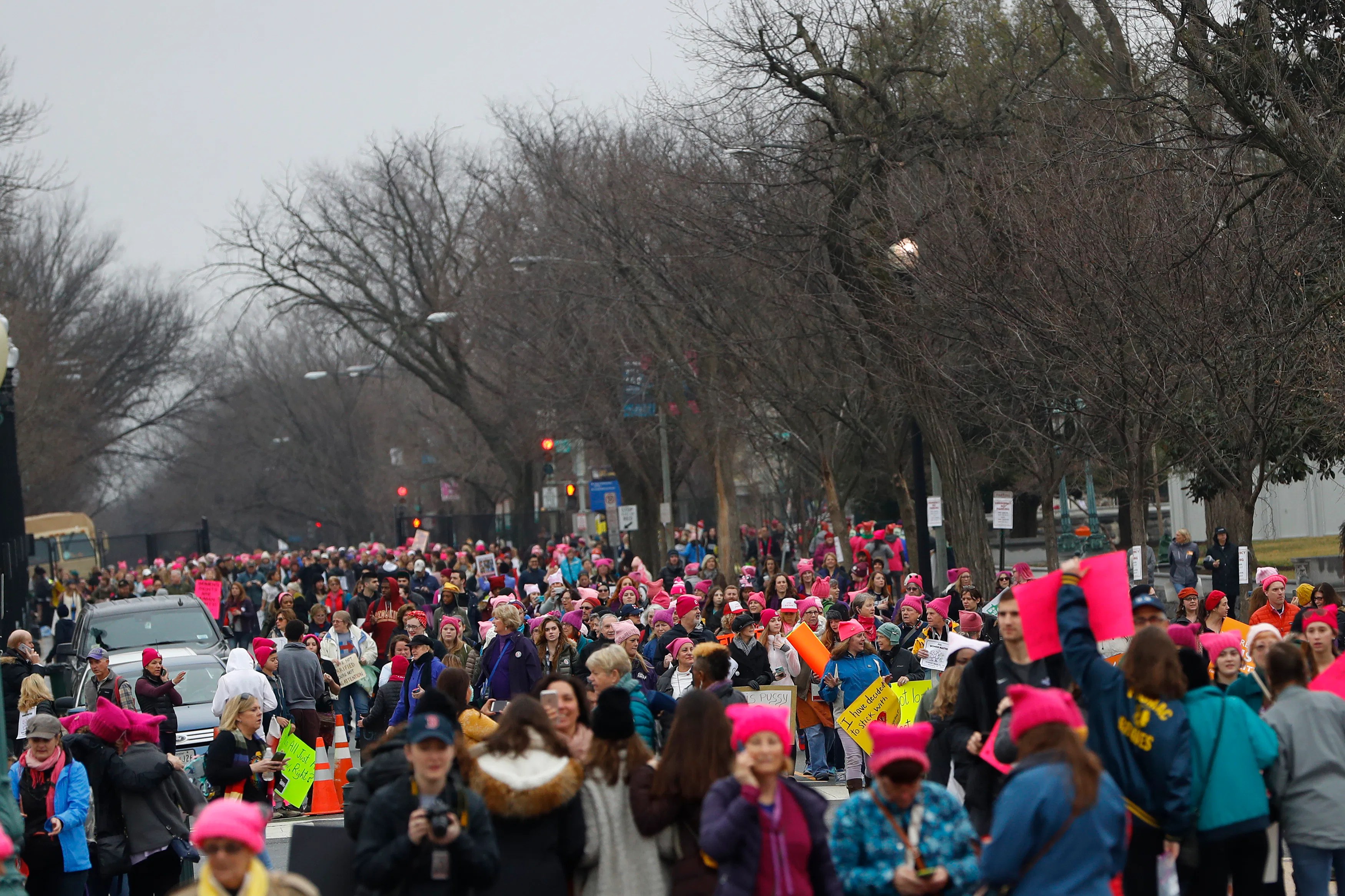 Photos Of Pussy Hats At The Women's March Proves How One Idea Can Inspire Many