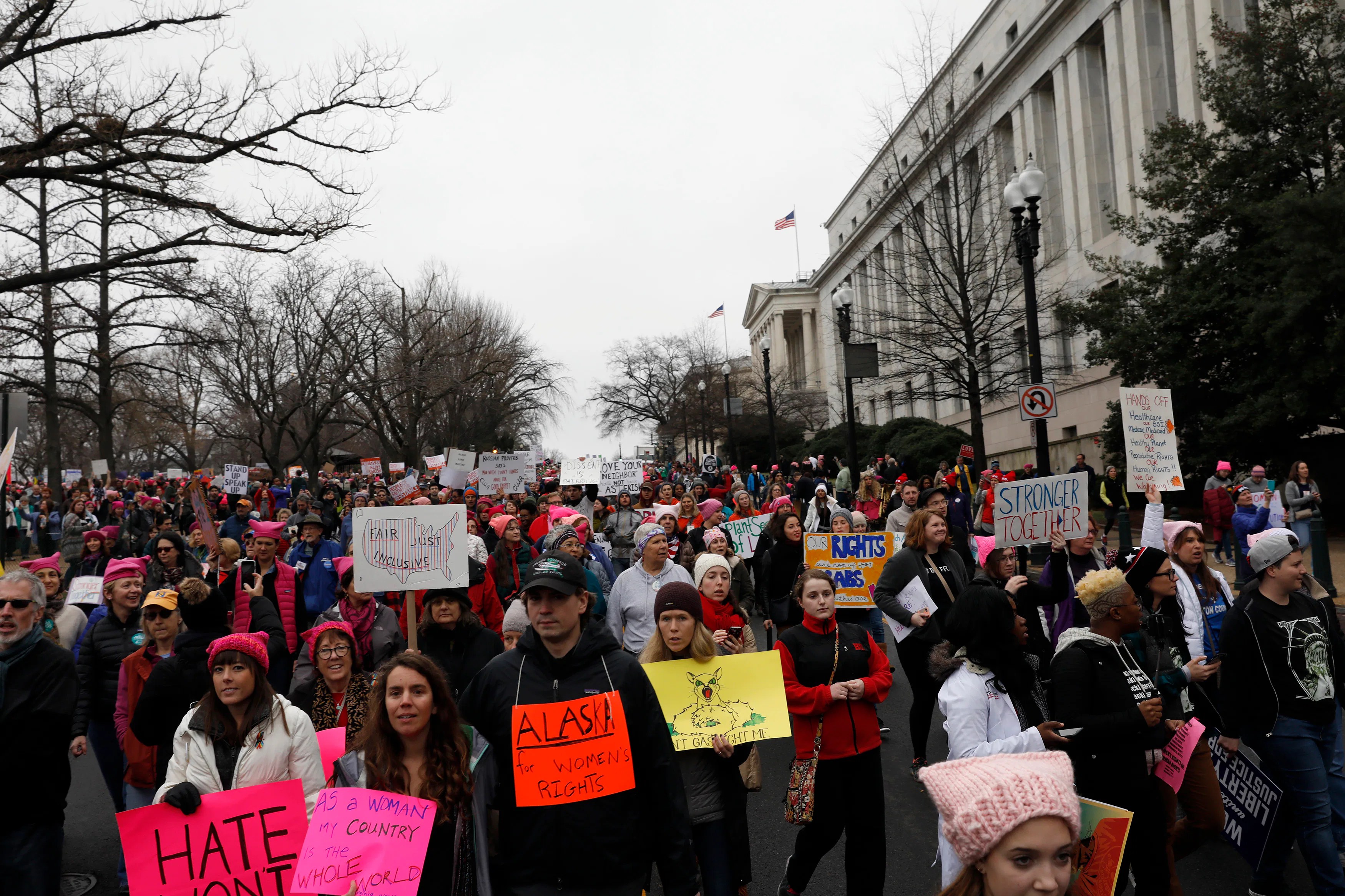 Photos Of Pussy Hats At The Women's March Proves How One Idea Can Inspire Many