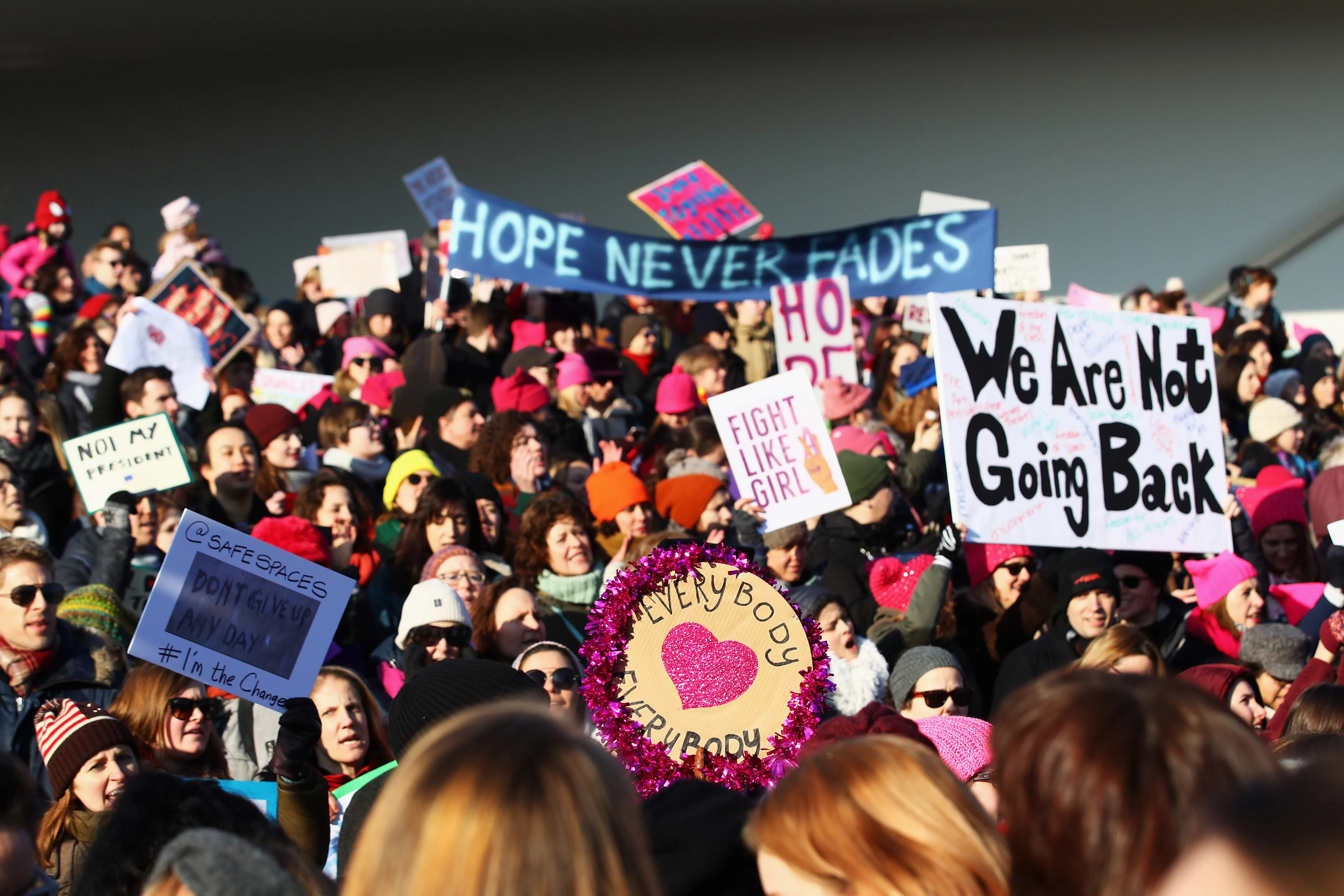 Photos Of Pussy Hats At The Women's March Proves How One Idea Can Inspire Many
