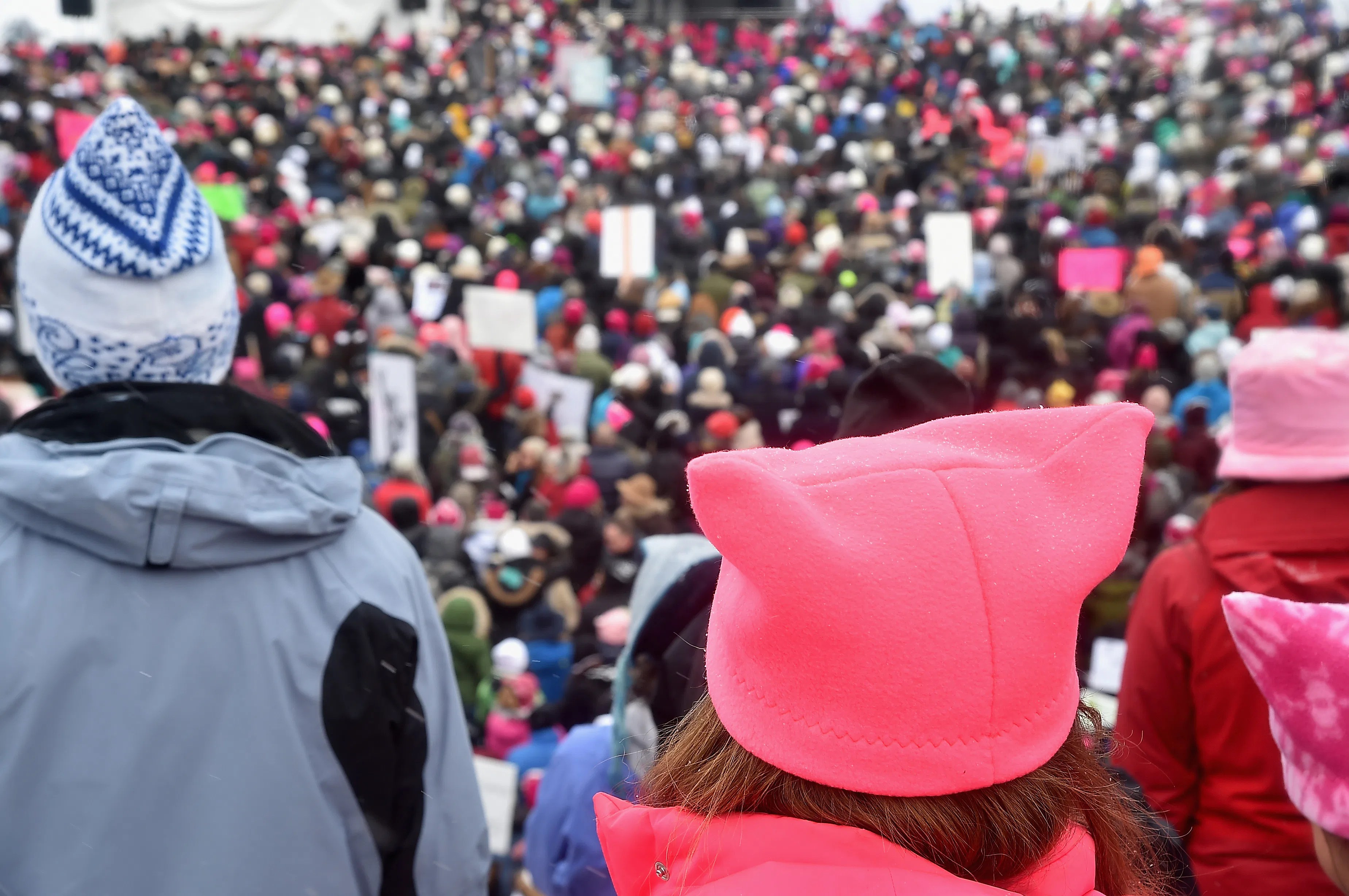 Photos Of Pussy Hats At The Women's March Proves How One Idea Can Inspire Many