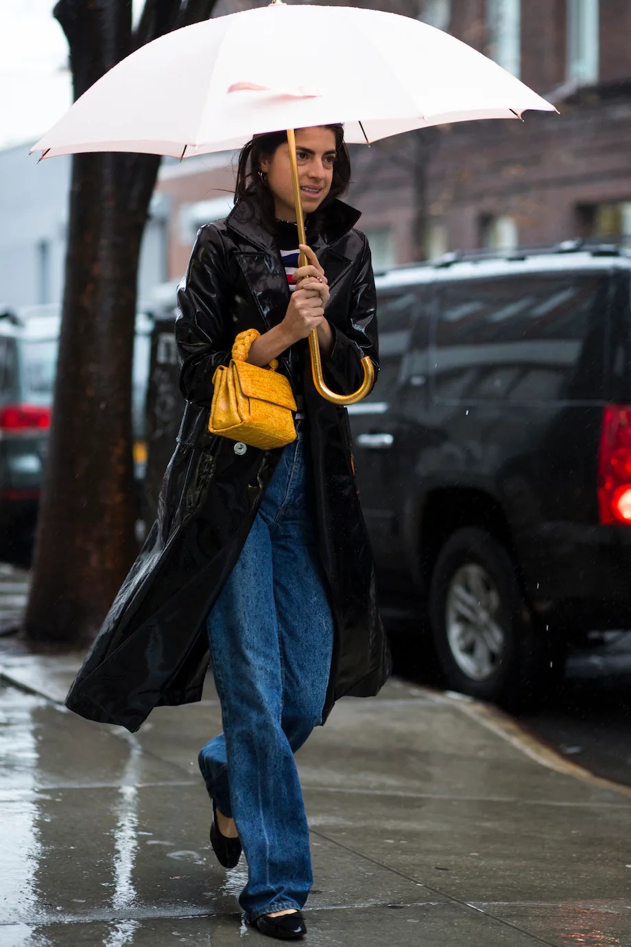 Rainy Day Street Style Outfit Inspo From NYFW, Day Six