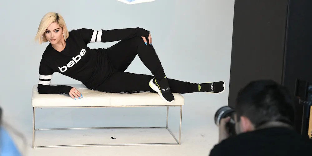 Bebe Rexha Is Bringing Back The Classic Bebe Logo Tee