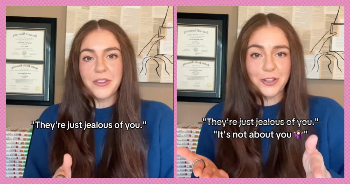 TikTok Creator Offers A Better Alternative To "They're Just Jealous Of You"