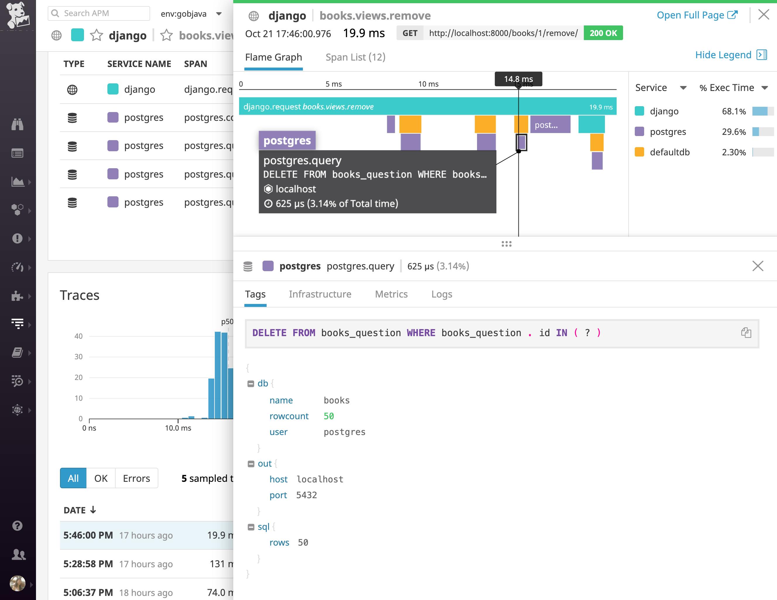 Monitoring PostgreSQL VACUUM processes Datadog