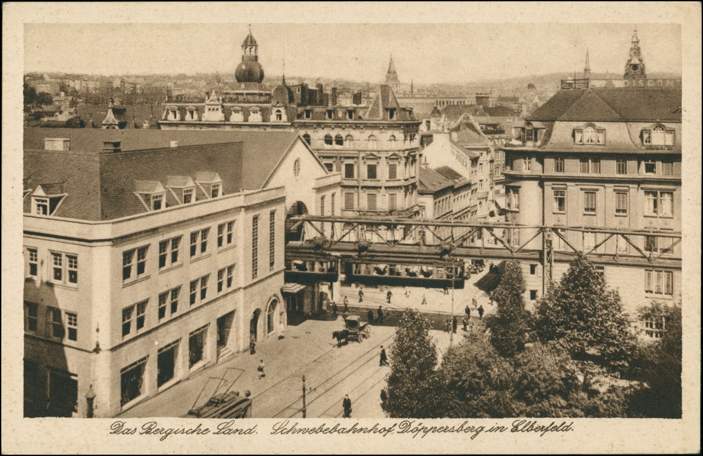 Straße, Hotels Döppersberg ElberfeldWuppertal AnsichtskartenLexikon