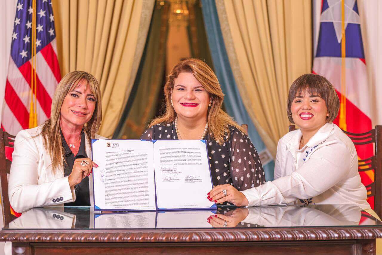 Gobernadora, Procuradora y Melina León anuncian campaña contra la violencia de género