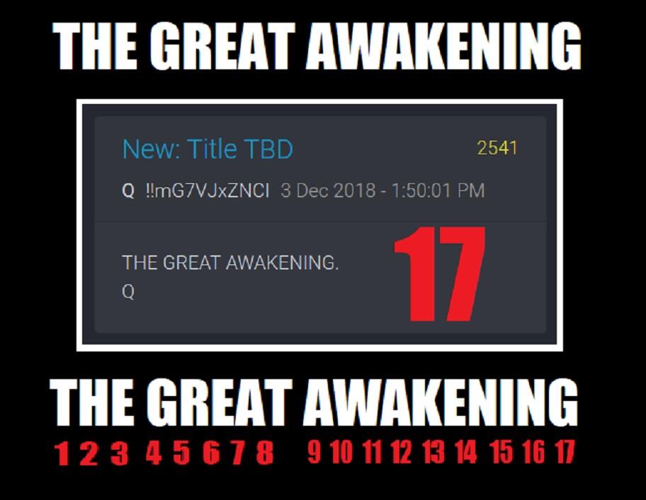 THE GREAT AWAKENING MEME ImgPile