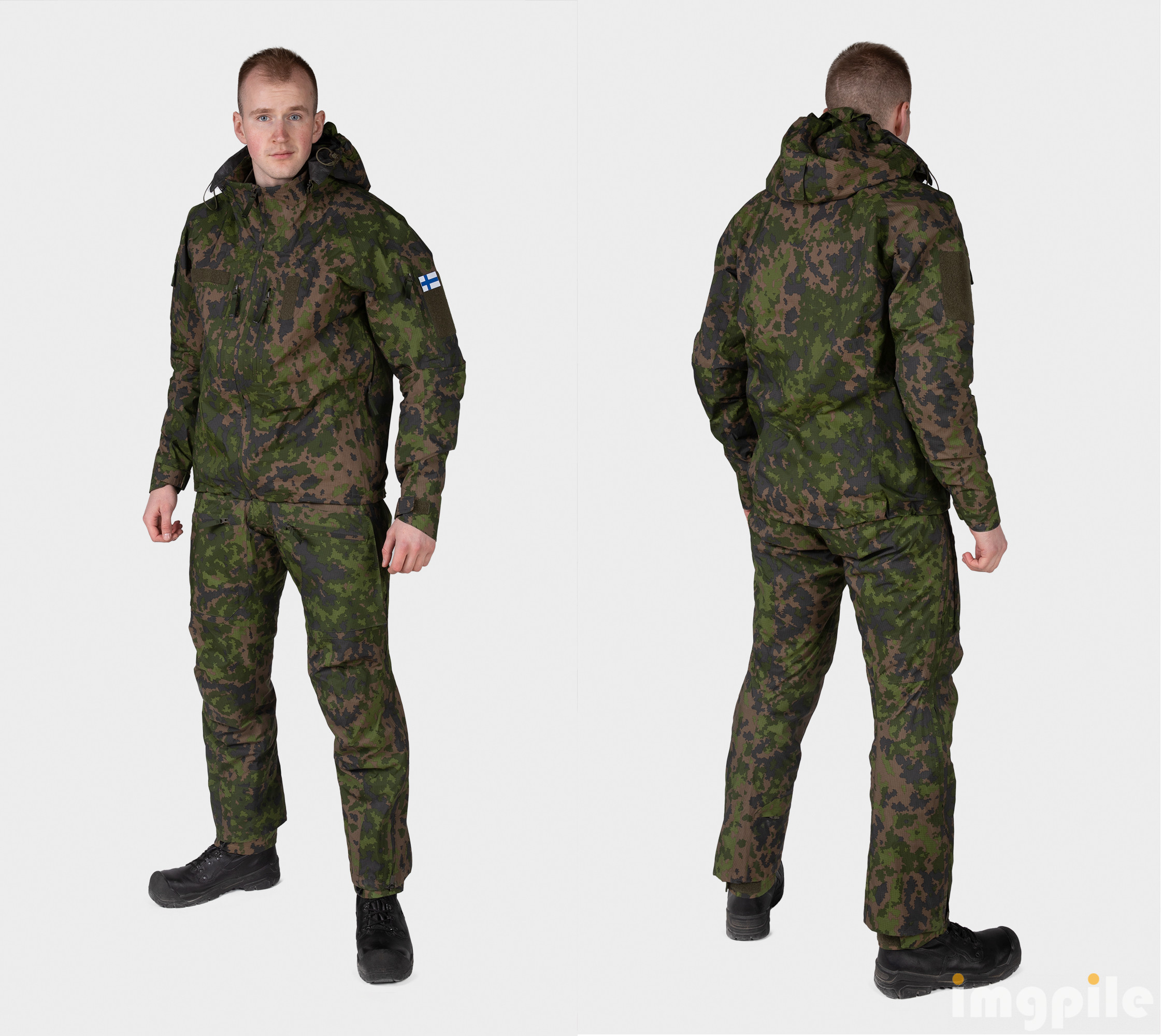 Finland's version of the recently adopted Nordic Combat Uniform NCU. Domestic M05 summer camo