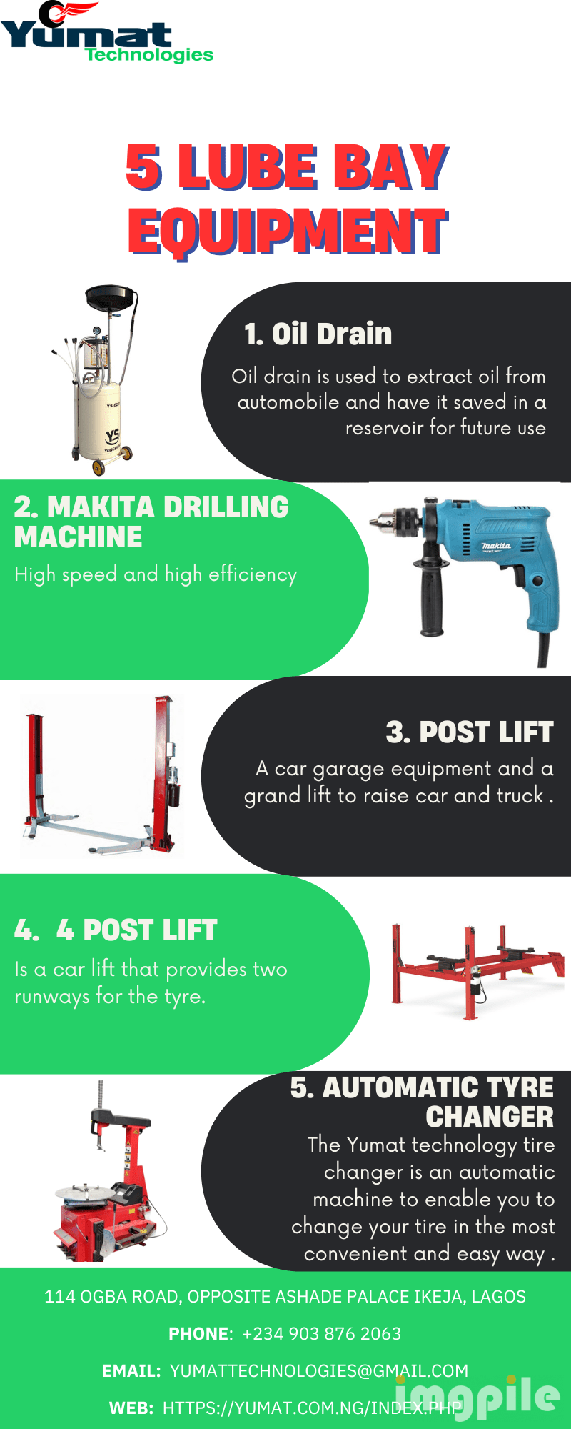 All Lube bay Equipment ImgPile