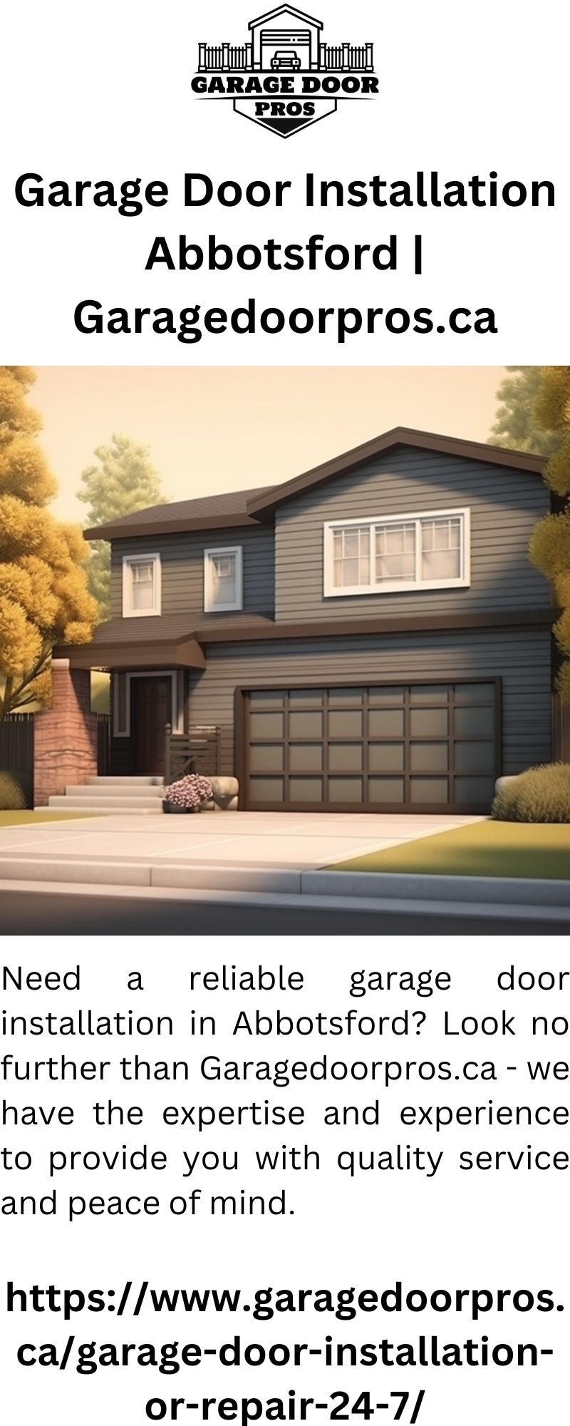 Garage Door Installation Abbotsford Garagedoorpros.ca ImgPile