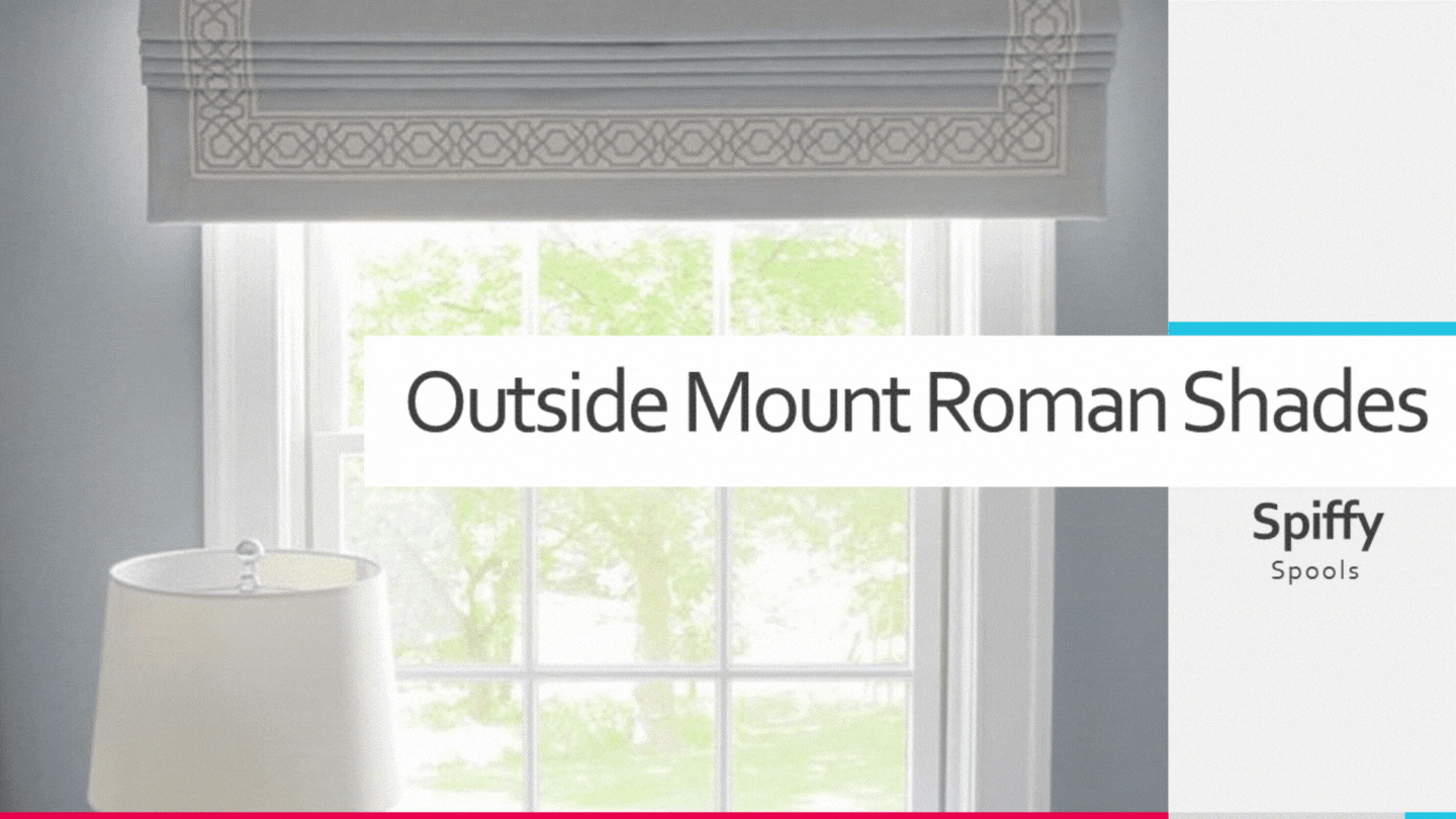 Prevent heat and dust with outside roman shades ImgPile