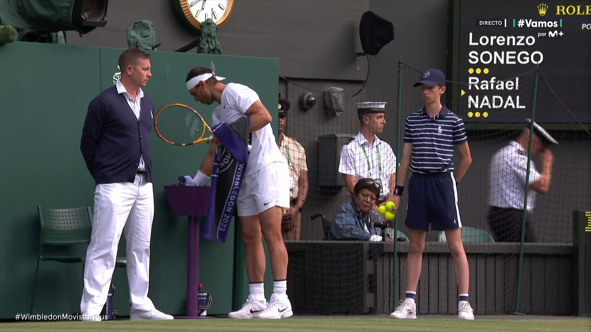 TENNIS Wimbledon 2022 3rd Round Rafael Nadal vs Lorenzo Sonego