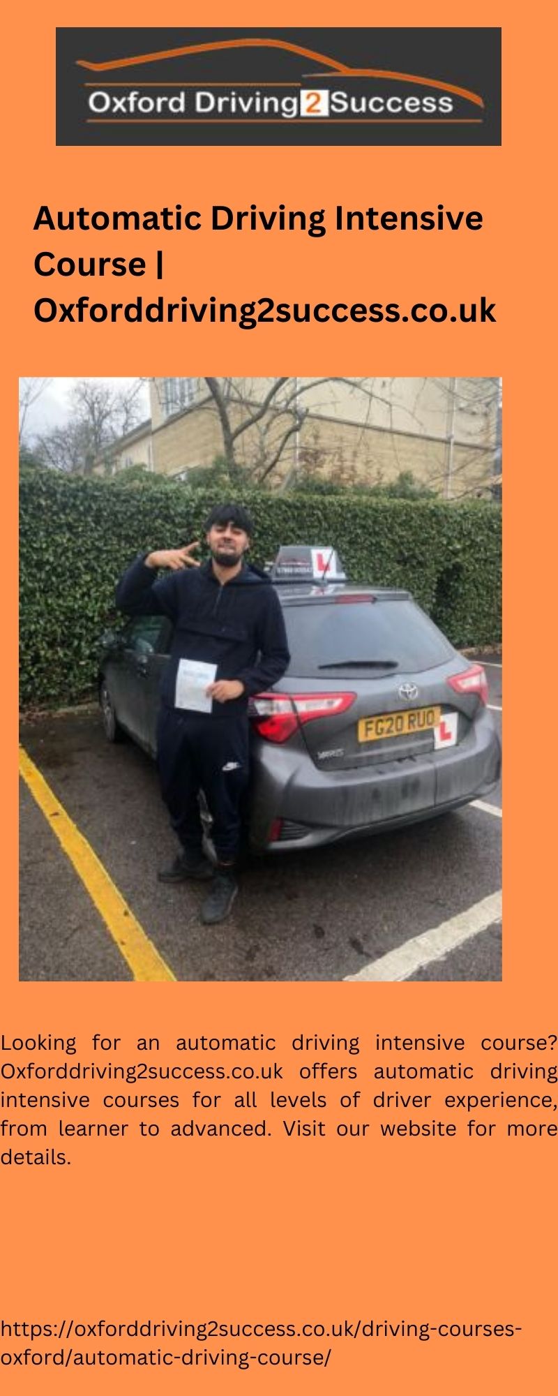 Automatic Driving Intensive Course Oxforddriving2success.co.uk ImgPile