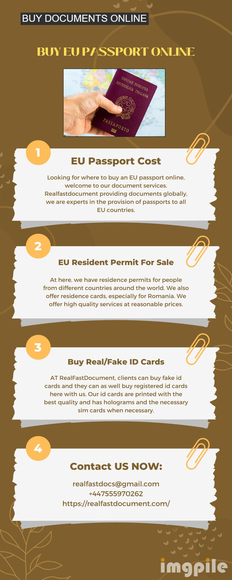 Get EU Passport Online at Realfastdocument ImgPile