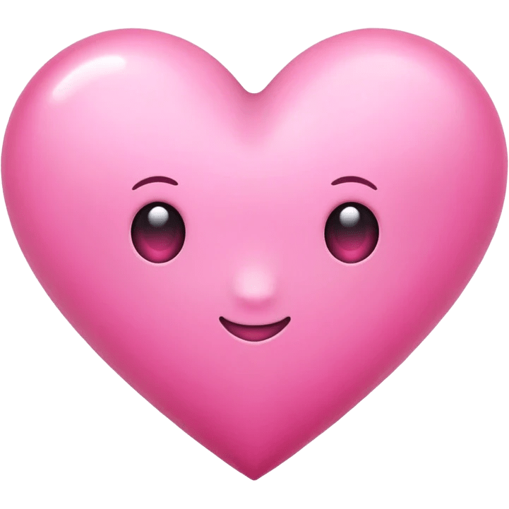Pink heart emoji AI Emoji Generator(03)