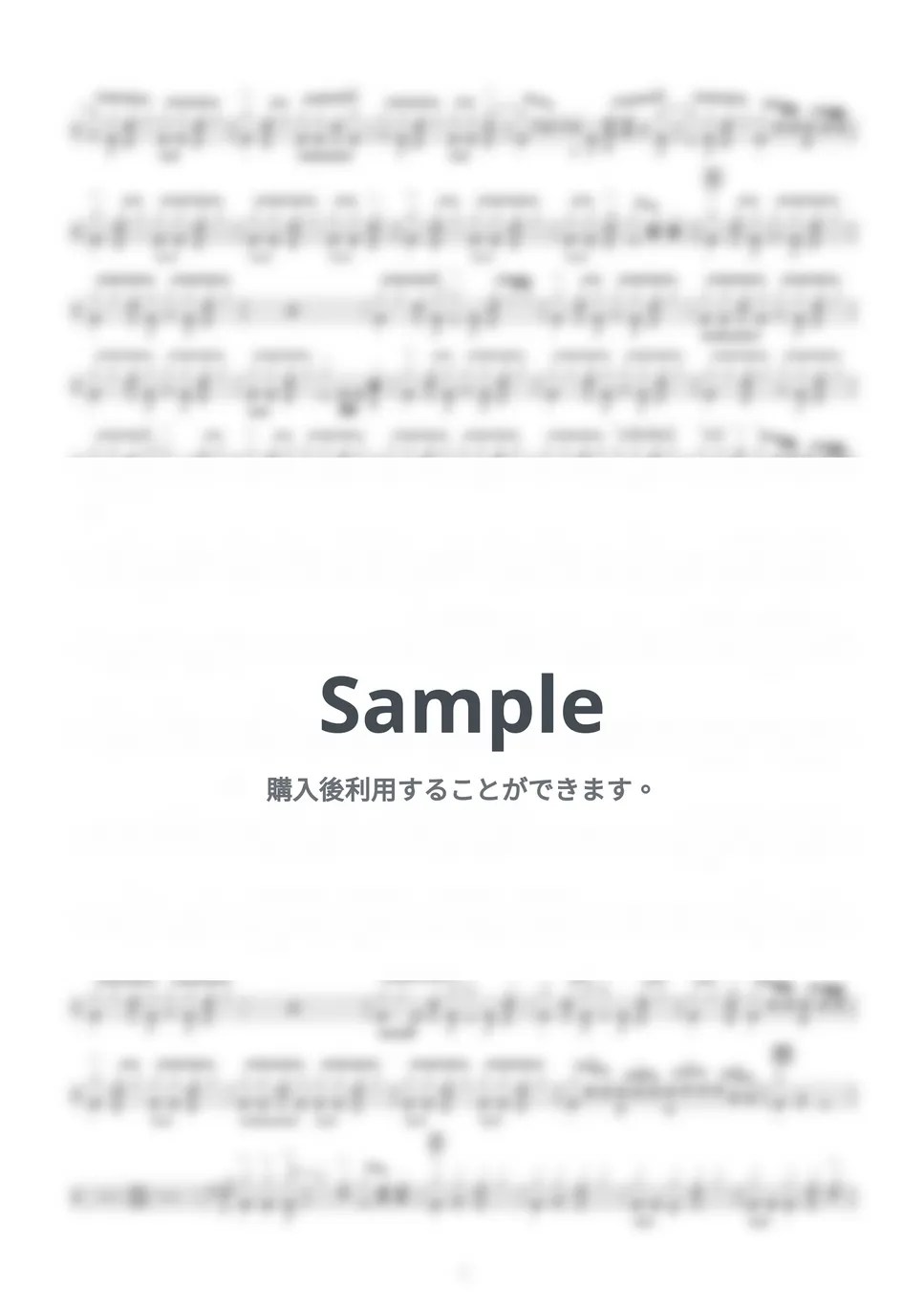 L'Arc～en～Ciel flower 楽譜 by ONEDRUMS