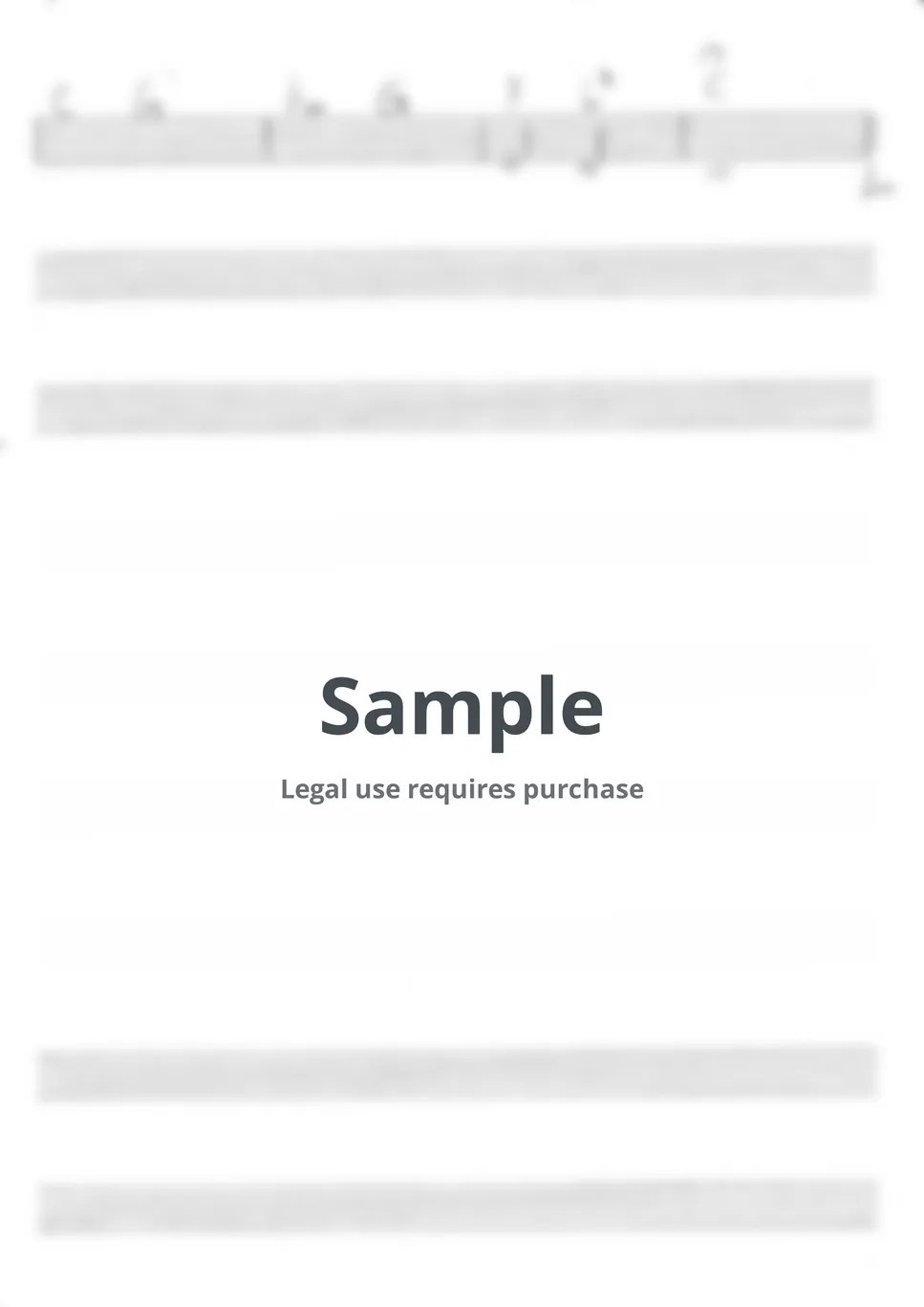 Ingrid Michaelson Can't help Falling in Love Tab + 1staff by edward8561