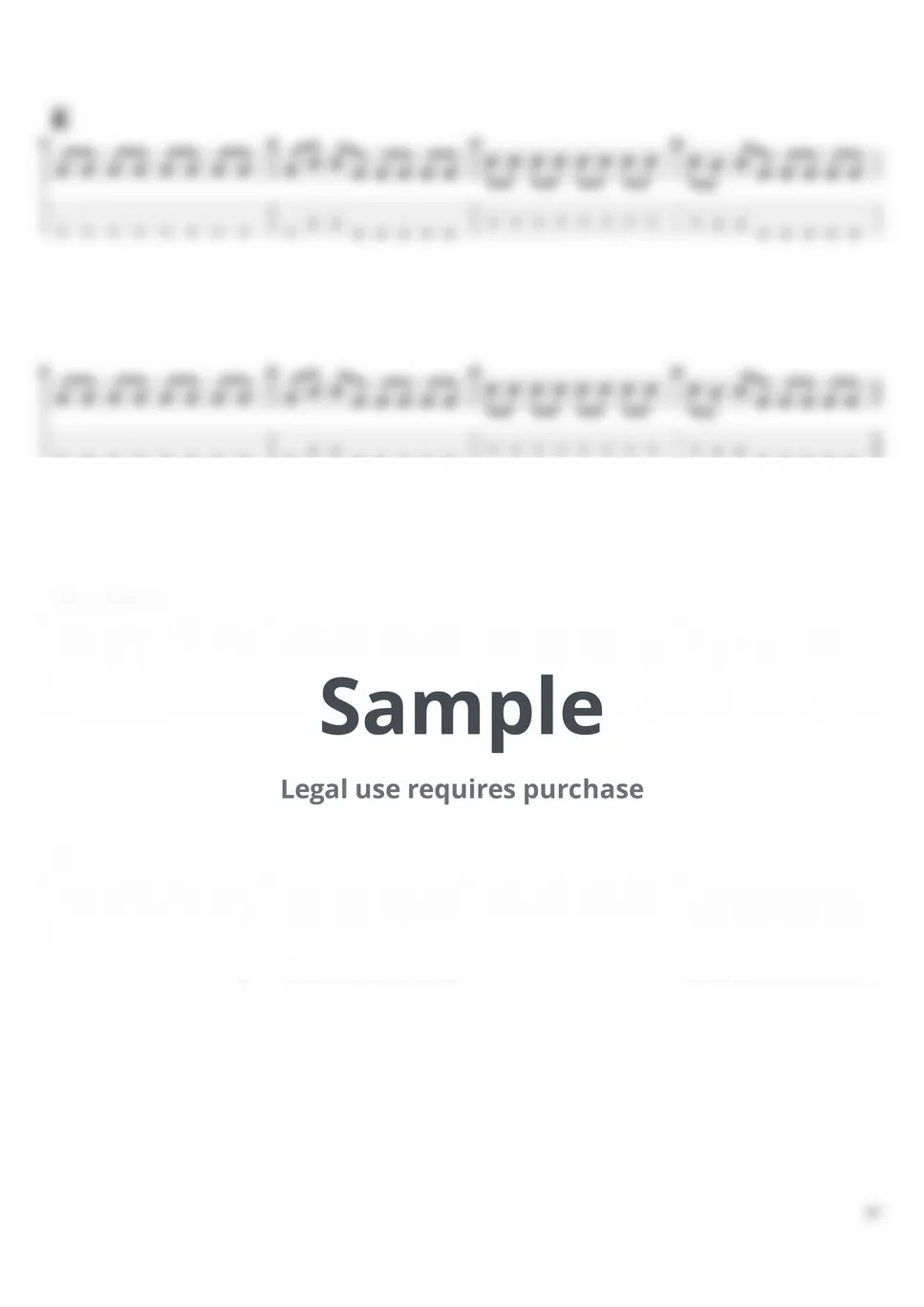 Tom Petty Love Is a Long Road Tab + 1staff by 김날새