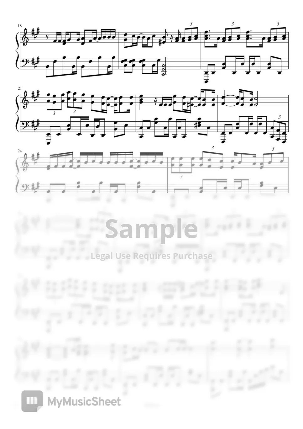 back number ハッピーエンド Sheets by Chienyu