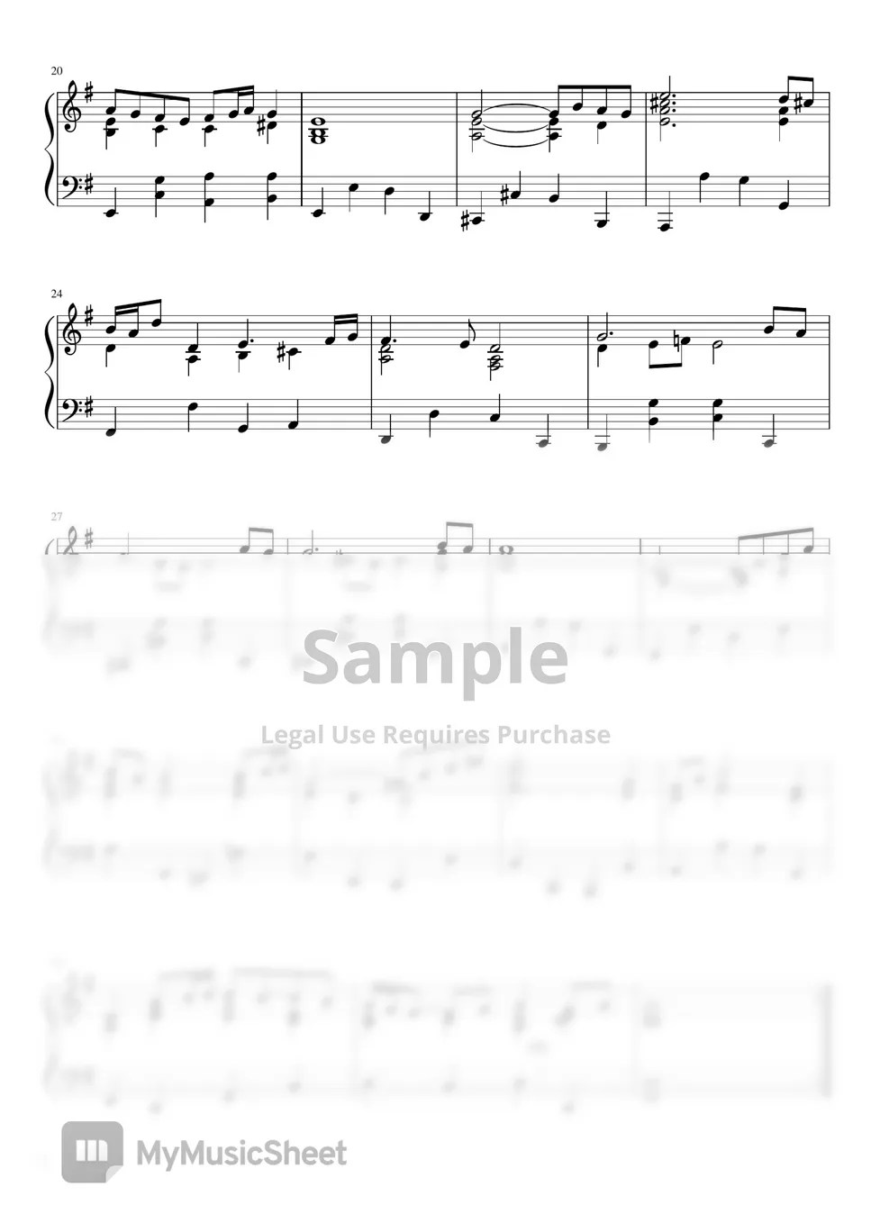 Johann Sebastian Bach Air on the G String Sheets by Johann Sebastian Bach